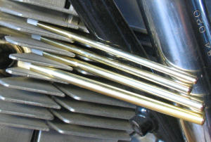 Nylon bristle brushes in four sizes 