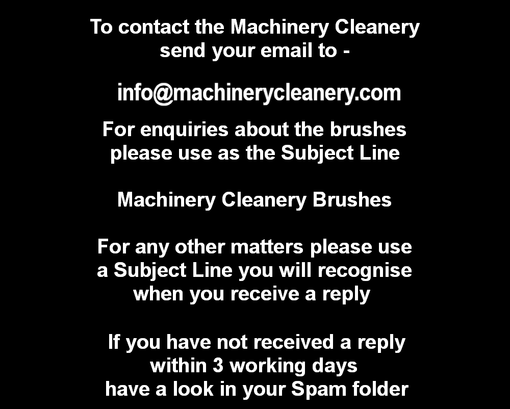 Machinery Cleanery Contact Details 