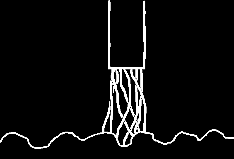 Machinery Cleanery Brush Construction Stainless Steel Bristles 