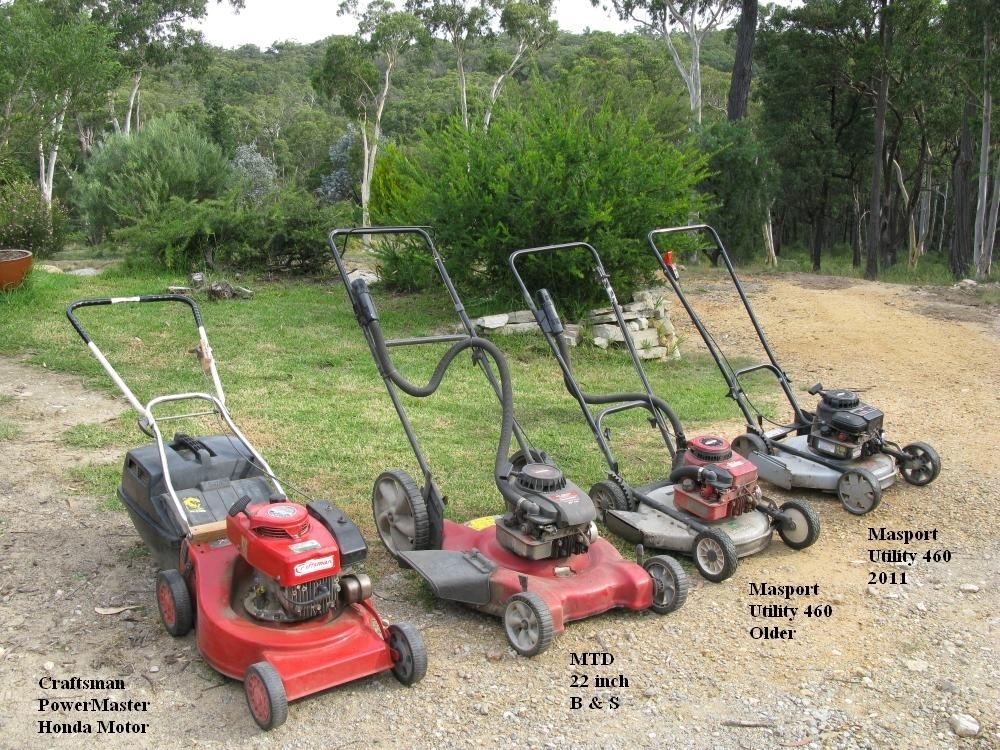 Mowers ready for Work Crew