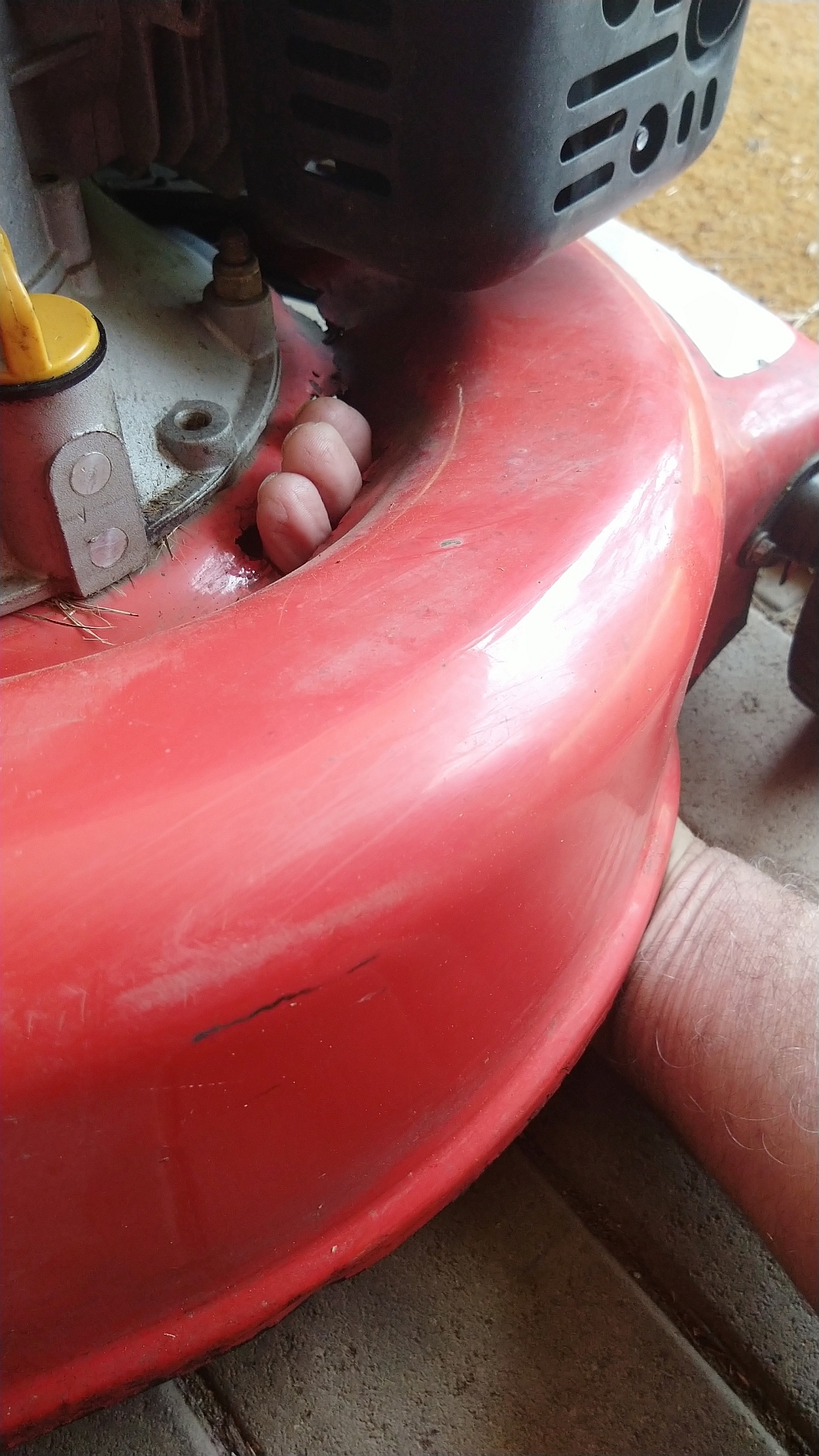 Rust Holes in Deck